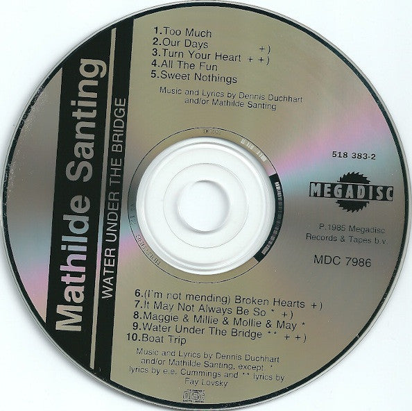Mathilde Santing : Water Under The Bridge (CD, Album)
