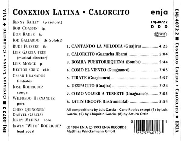Conexion Latina : Calorcito (CD, Album)