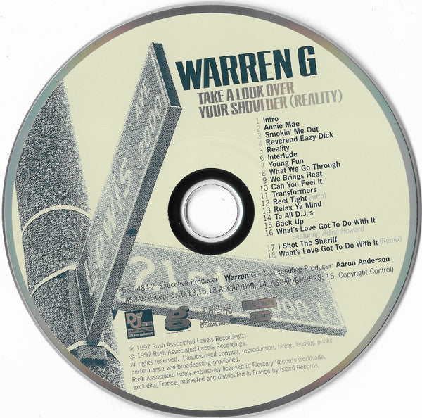 Warren G : Take A Look Over Your Shoulder (Reality) (CD, Album)