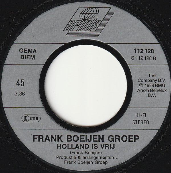 Frank Boeijen Groep : De Wereld (7", Single)