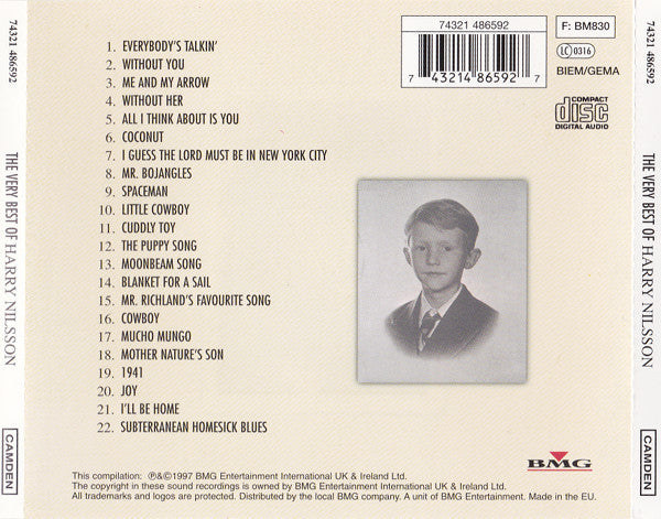 Harry Nilsson : The Very Best Of Harry Nilsson (CD, Comp)
