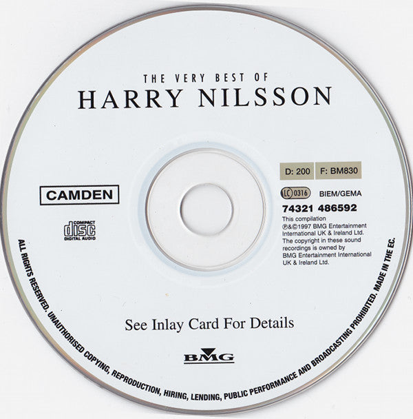 Harry Nilsson : The Very Best Of Harry Nilsson (CD, Comp)
