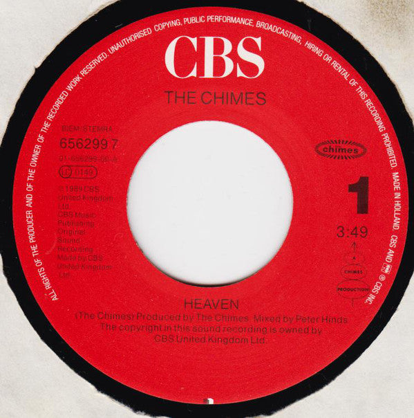 The Chimes : Heaven (7", Single)