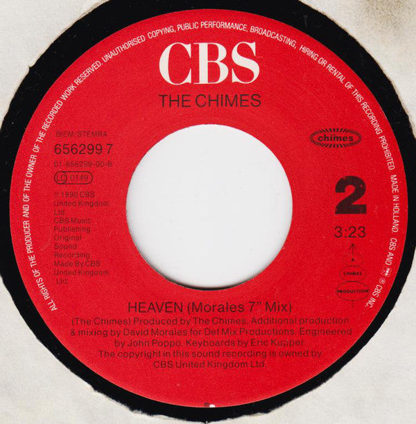 The Chimes : Heaven (7", Single)