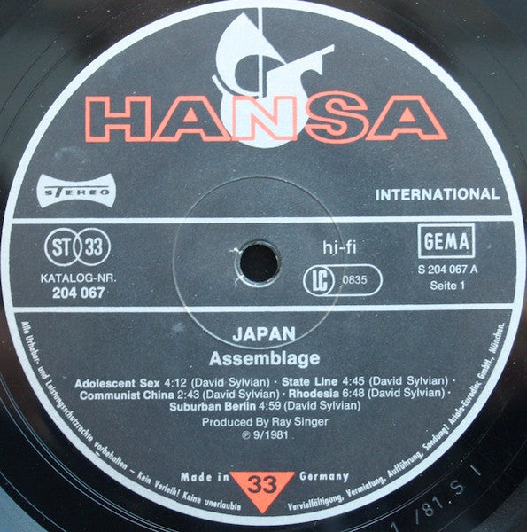 Japan : Assemblage (LP, Comp, -32)