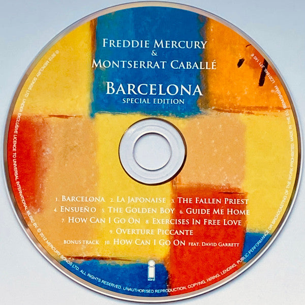 Freddie Mercury & Montserrat Caballé : Barcelona (CD, Album, S/Edition)