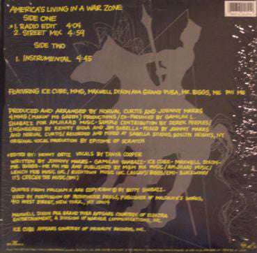 Gamilah Shabazz : America's Living In A War Zone (12")