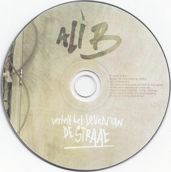 Ali B (2) : Vertelt Het Leven Van De Straat (CD, Album)