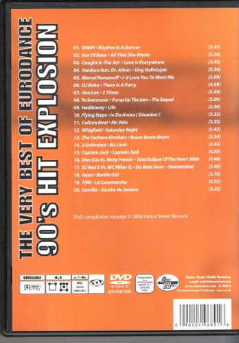 Various : 90's Hit Explosion: The Very Best Of Eurodance (DVD-V, Comp, NTSC)
