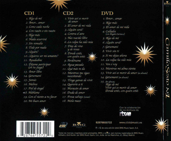 Camilo Sesto : Nº 1 (2xCD, Comp + DVD-V + Dig)