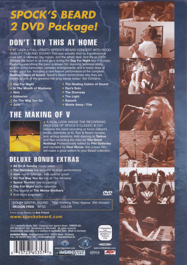 Spock's Beard : Don't Try This At Home & The Making Of V (2xDVD-V, NTSC)