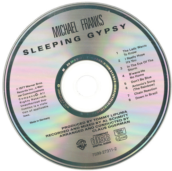 Michael Franks : Sleeping Gypsy (CD, Album)