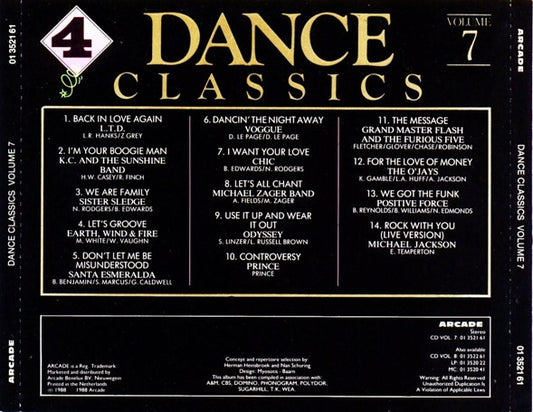 Various : Dance Classics Volume 7 (CD, Comp)
