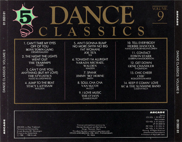 Various : Dance Classics Volume 9 (CD, Comp)