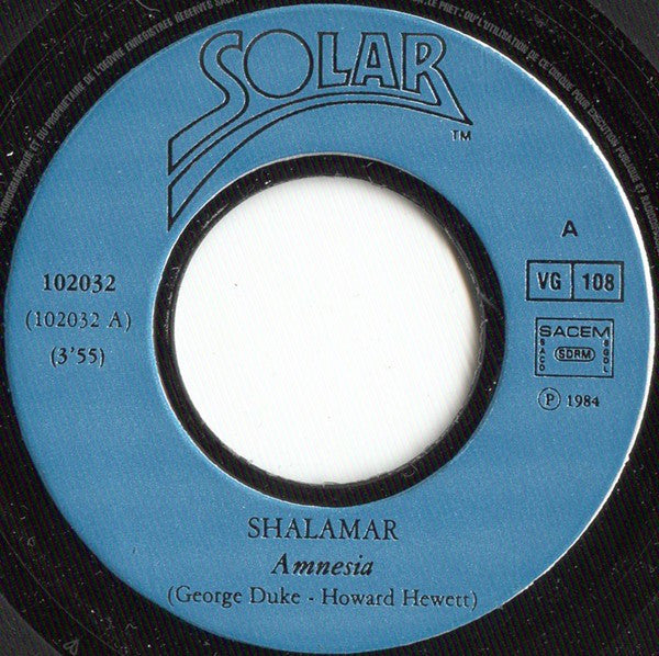 Shalamar : Amnesia (7")