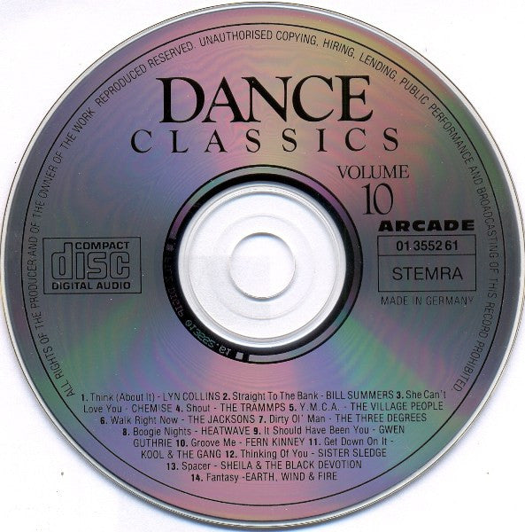 Various : Dance Classics Volume 10 (CD, Comp)