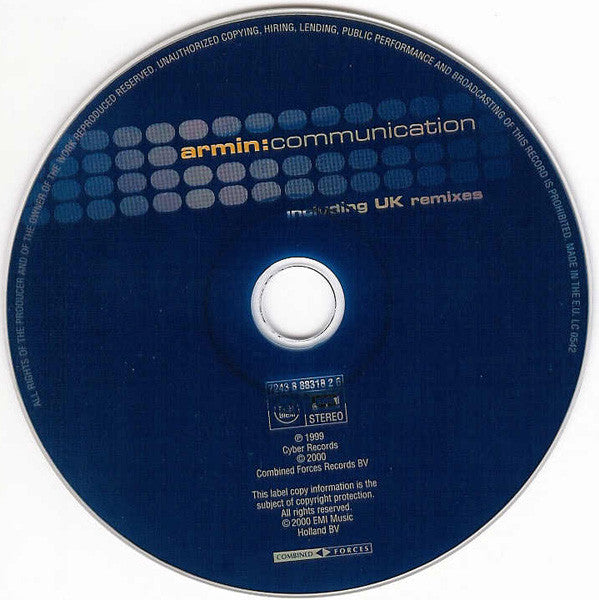 Armin van Buuren : Communication (CD, Maxi)