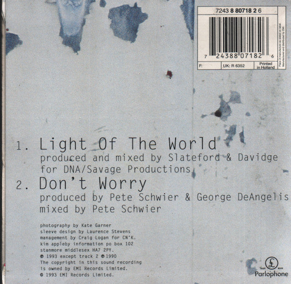 Kim Appleby : Light Of The World (CD, Single)