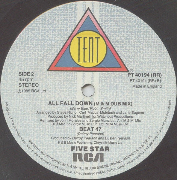 Five Star : Let Me Be The One (12", Single)