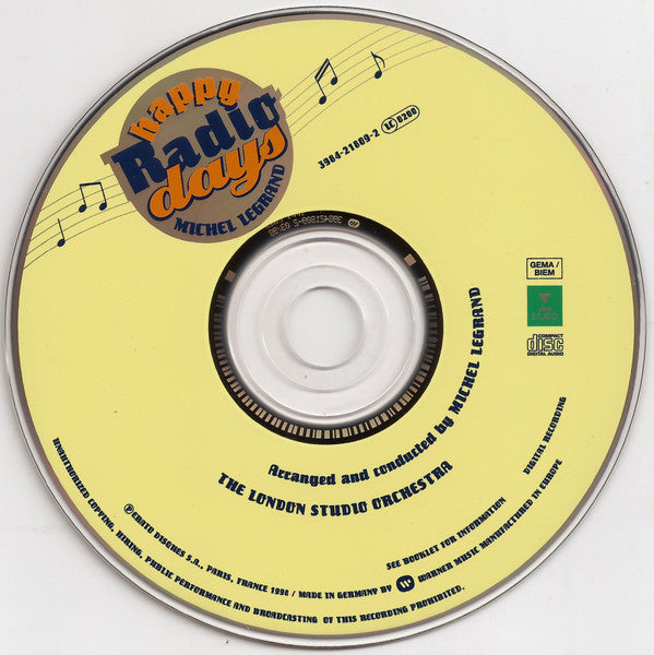 Michel Legrand : Happy Radio Days (CD, Album)