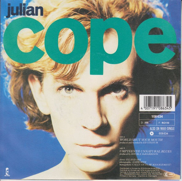 Julian Cope : World Shut Your Mouth (7", Single)