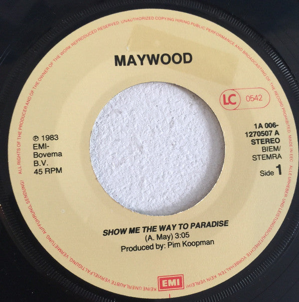 Maywood : Show Me The Way To Paradise (7", Single)
