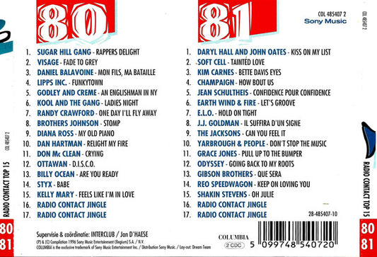 Various : Radio Contact Top 15 (80-81) (2xCD, Comp)