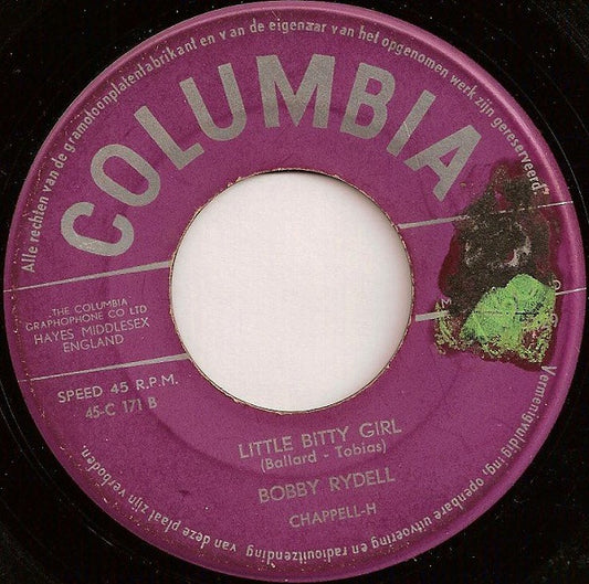 Bobby Rydell : Wild One (7", Single)