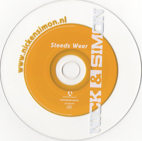 Nick & Simon : Steeds Weer (CD, Single)
