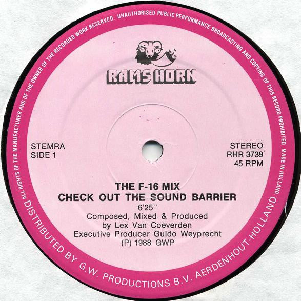Lex Van Coeverden : The F16 Mix (Check Out The Sound Barrier) (12")