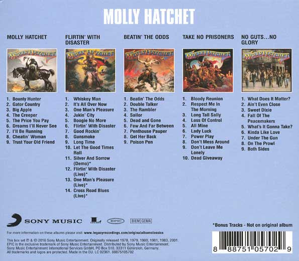 Molly Hatchet : Original Album Classics (Box, Comp, Car + CD, Album, RE, Min + CD, Album, R)