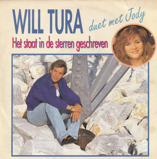Will Tura Duet Met Jody Pijper : Het Staat In De Sterren Geschreven (7", Single)
