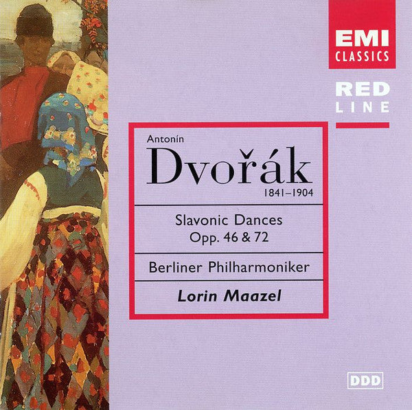 Antonín Dvořák / Berliner Philharmoniker, Lorin Maazel : Slavonic Dances Opp. 46 & 72 (CD, Album, RE)