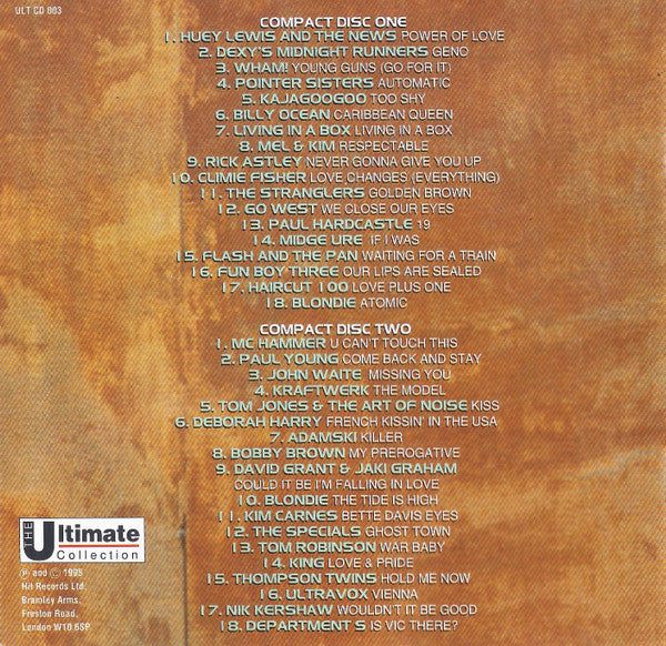 Various : The Ultimate Eighties (2xCD, Comp)
