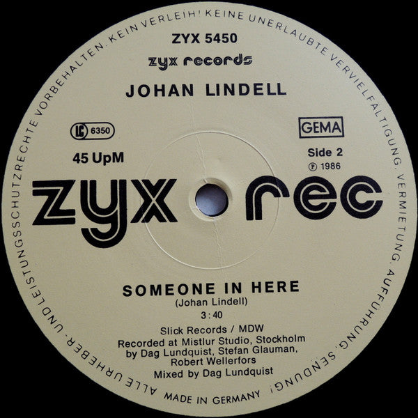 Johan Lindell : Ghost Dancing (12")