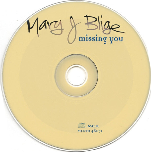 Mary J. Blige : Missing You (CD, Single, CD1)