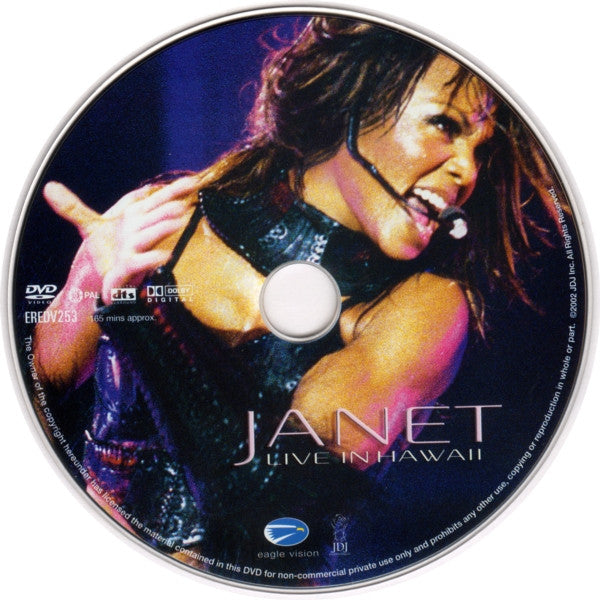 Janet Jackson : Live In Hawaii (DVD-V, PAL, Reg)