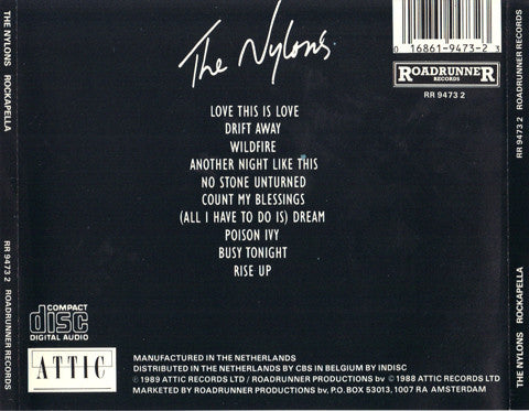 The Nylons : Rockapella (CD, Album, RE)
