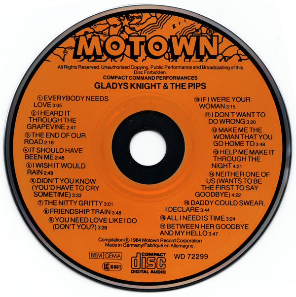 Gladys Knight And The Pips : 17 Greatest Hits (CD, Comp)