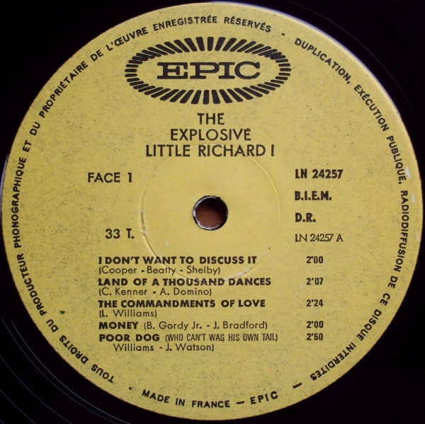 Little Richard : The Explosive Little Richard (LP, Album)