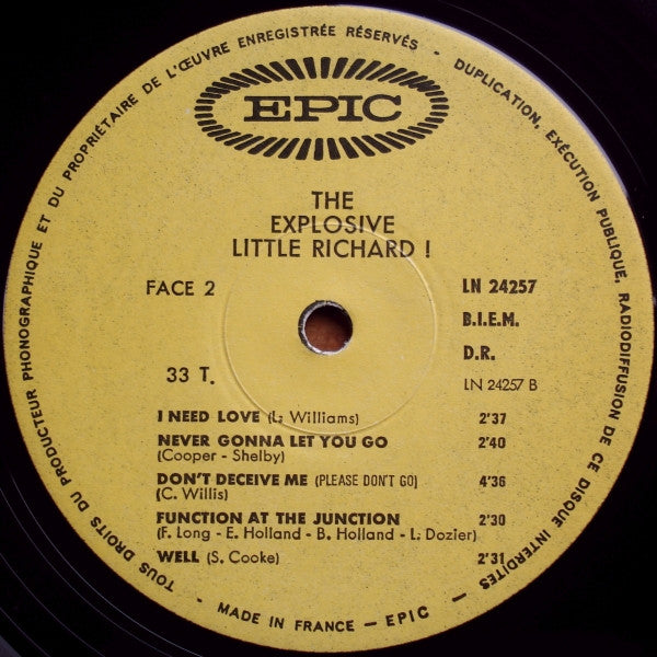 Little Richard : The Explosive Little Richard (LP, Album)