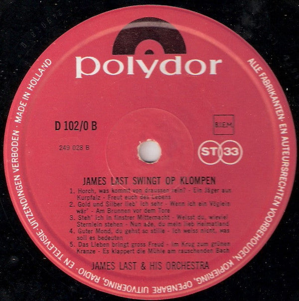 Orchester James Last : James Last Swingt Op Klompen (LP, Comp, Club)