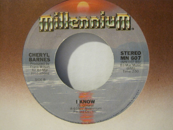 Cheryl Barnes : Save And Spend (7", Single, Styrene)