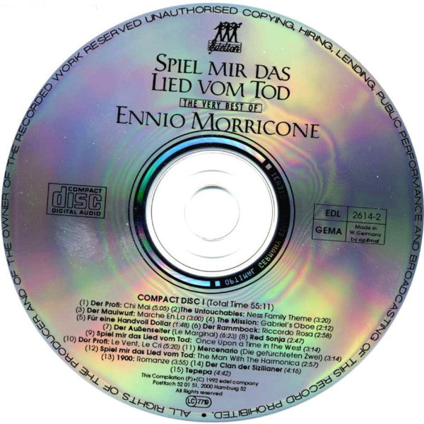 Ennio Morricone : Spiel Mir Das Lied Vom Tod - The Very Best Of (2xCD, Comp)