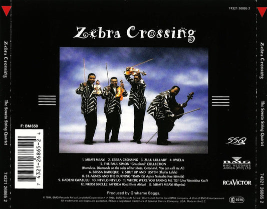 Soweto String Quartet : Zebra Crossing (CD, Album)