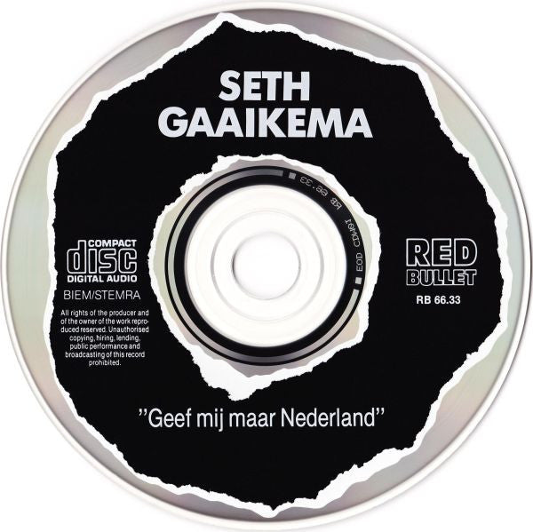 Seth Gaaikema : Geef Mij Maar Nederland (Conférence '90 - '91) (CD, Album)