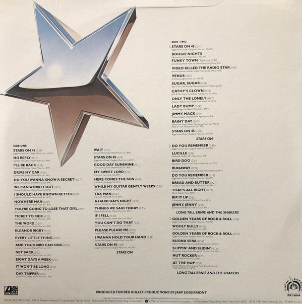 Stars On 45 / Long Tall Ernie And The Shakers : Stars On Long Play (LP, SP)
