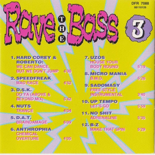 Various : Rave The Bass 3 (CD, Comp)