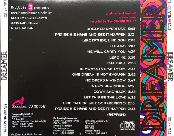 Continental Singers : Dreamer (CD)