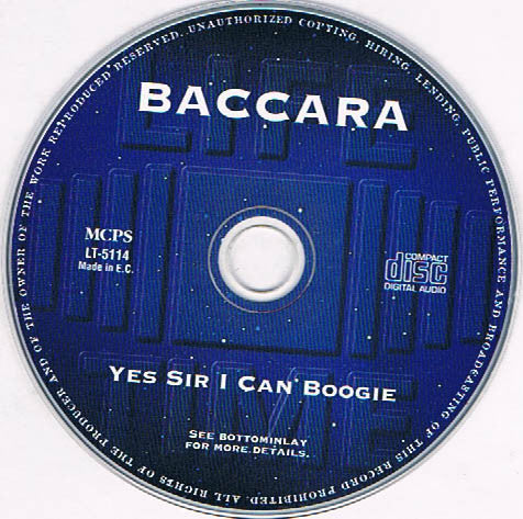 Baccara : Yes Sir I Can Boogie (CD, Comp)